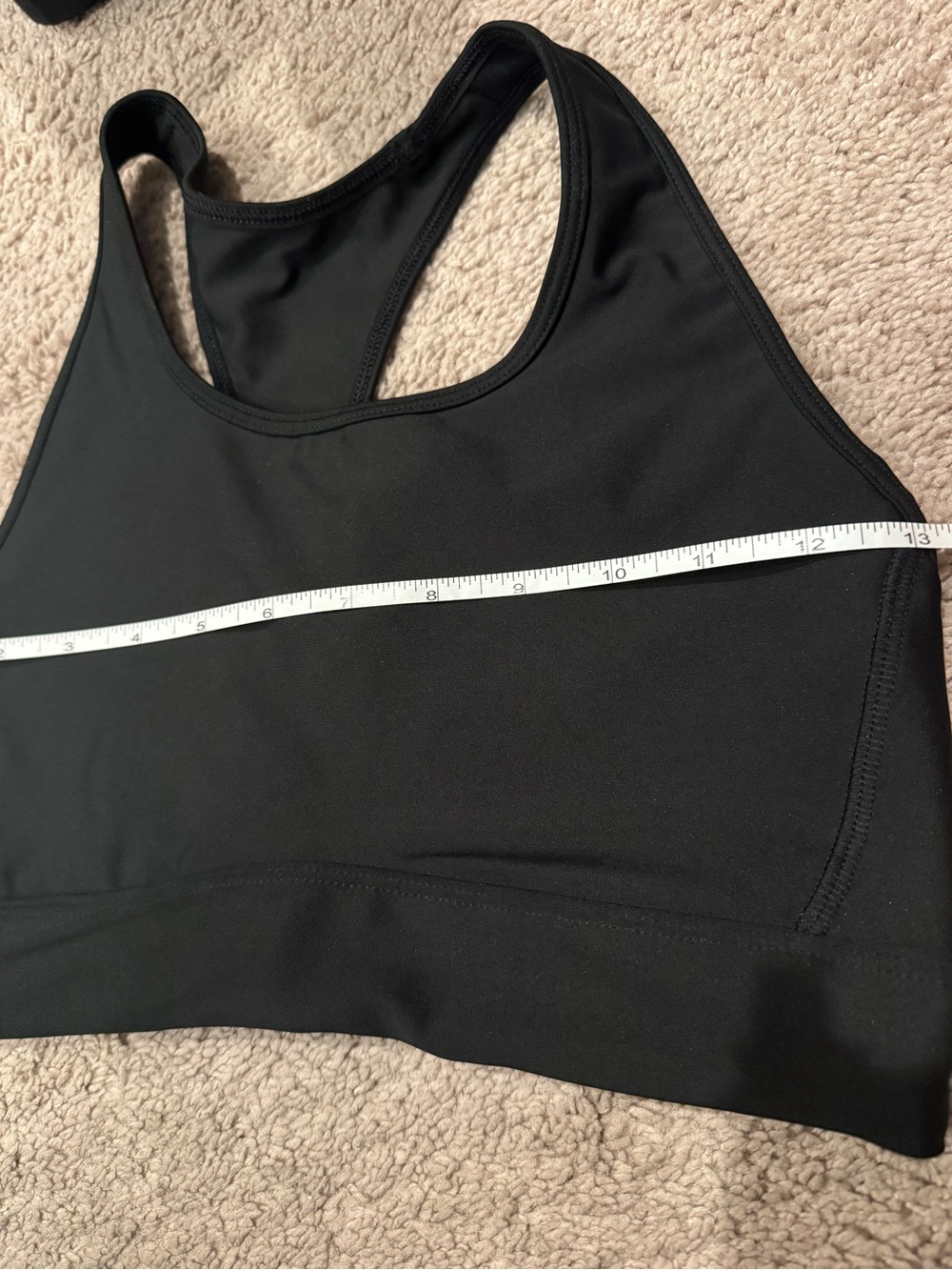 DSG Black Racerback Compression Bra - Picture 3 of 4